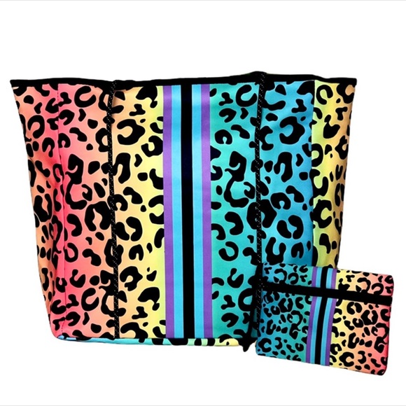 ❗️NEW❗️Vibrant Color Tote - Picture 5 of 9